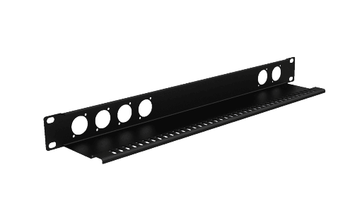 CAYMON - BP106T - 19" blind panel with tension relief - 1HE - 6x D-size