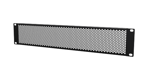 CAYMON - BSV02H - 19" ventilated blind panel with hexagonal perforation - 2 units