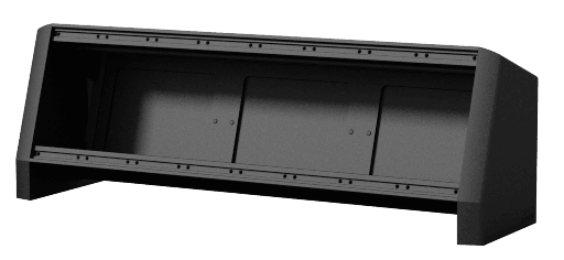 CAYMON - CASY018/B - CASY On-Table Chassis - 8 space - Black