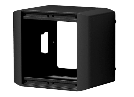 CAYMON - CASY032/B - CASY on-wall chassis - 2 space - Black