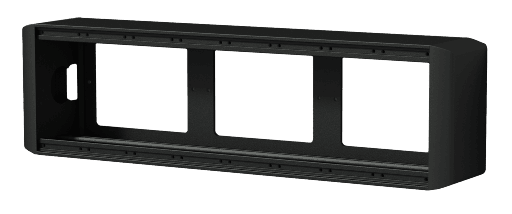 CAYMON - CASY038/B - CASY on-wall chassis - 8 space - Black