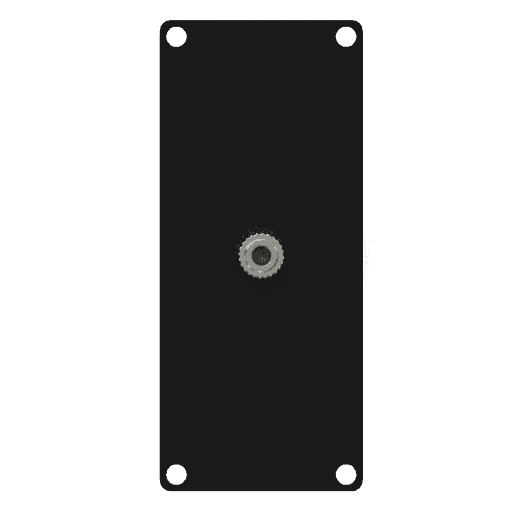 CAYMON - CASY135/B - CASY 1 space with female 3.5mm jack's  - Black version