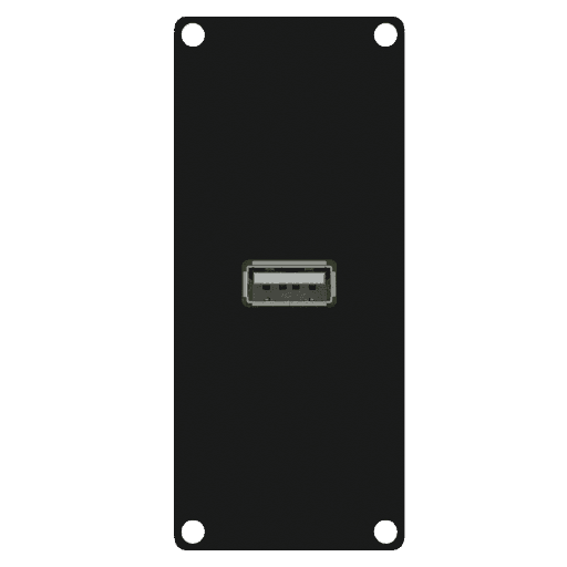 CAYMON - CASY161/B - CASY 1 space USB 2.0 a gender - Black version