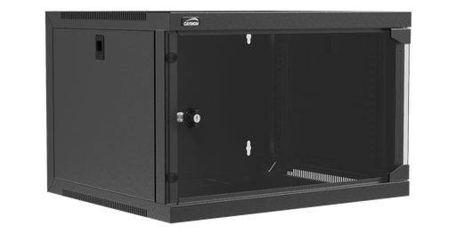 CAYMON - EPR406/B - 19" wall rack - 6 units - 450 mm depth - Black version