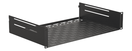 CAYMON - IS220/B - 19” standard shelf - 2HE - Black version