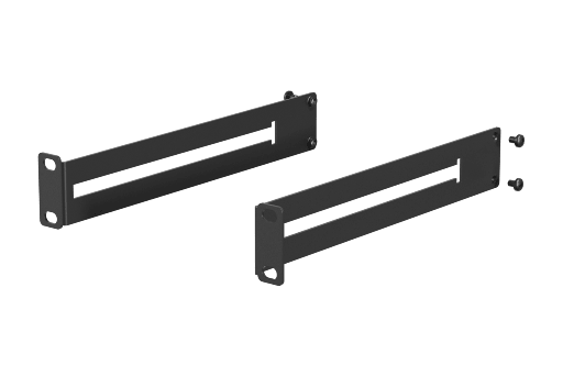CAYMON - IS2S/B - Rear support bracket for ISx20 series rack shelves (pair) - Black version - Pair
