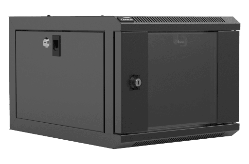 CAYMON - NPR404/B - Wall mounted 9.5" / 10.5" cabinet - 4 units - 420mm depth - Black