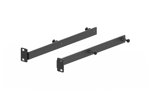 CAYMON - RD2S/B - Rear support bracket for RDx20 series rack drawers - Black version - Pair