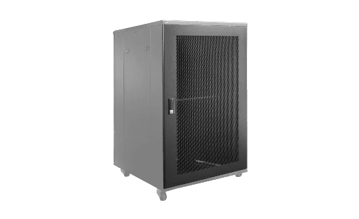 CAYMON - SPR18GL - Perforated grill door for 18HE SPR rack cabinet - 600mm width