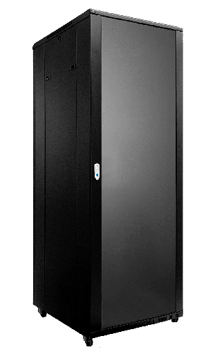 CAYMON - SPR8842/B - 19" rack cabinet - 42 units - 800mm W x 800mm D - Black version - 800mm width