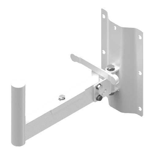 CAYMON - WLB35/W - Speaker wall mount bracket - 35mm pole - 350mm - White version