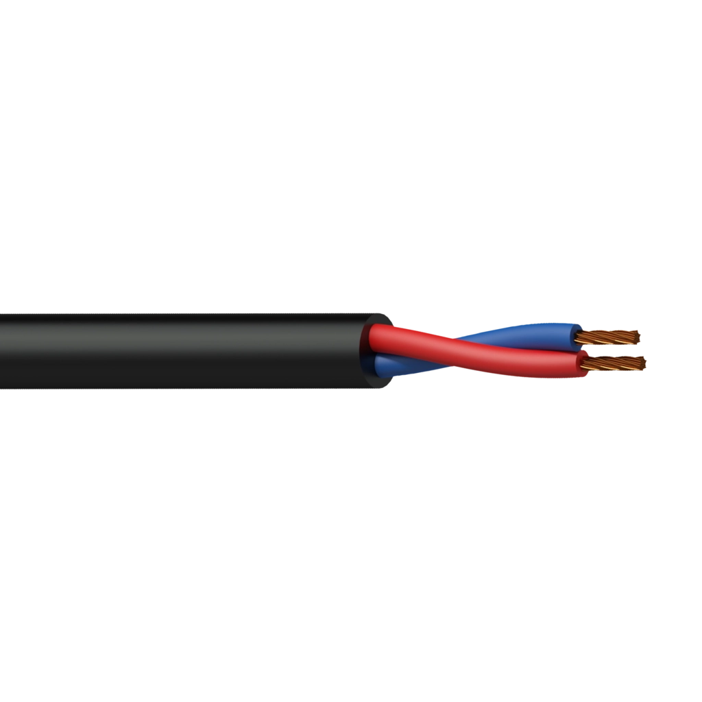 PROCAB-avit - BLS207/1 - Loudspeaker cable - 2 x 0.75 mm²-18 AWG - CCA - 100 meter - black