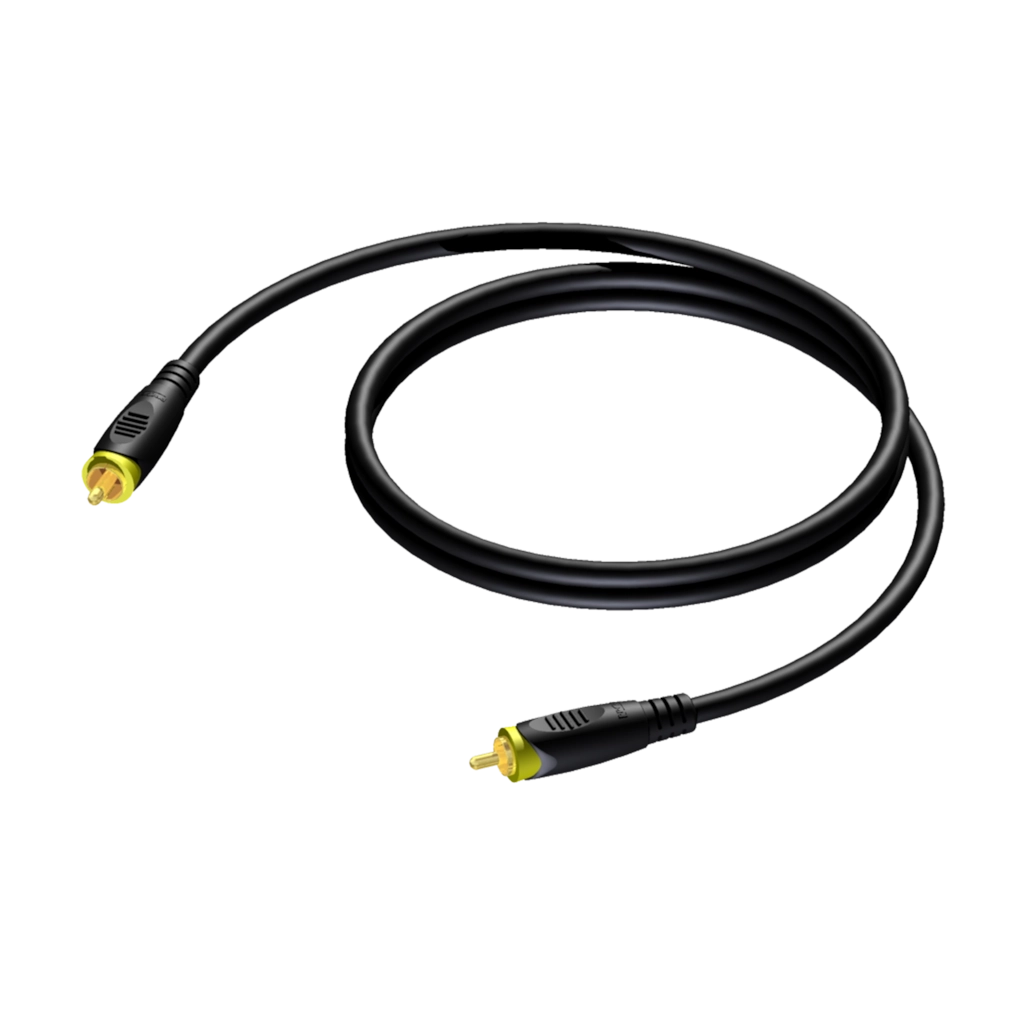PROCAB-avit - CAV162/5-H - RCA/Cinch male - RCA/Cinch male - 75 ohm - 5 meter - hanger