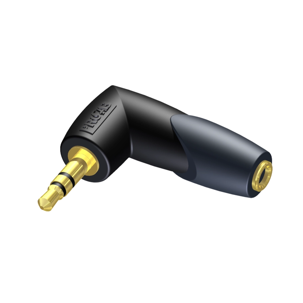 PROCAB-avit - CLP204 - Adapter - 3.5 mm Jack female stereo - 3.5 mm Jack male stereo - 90° angled