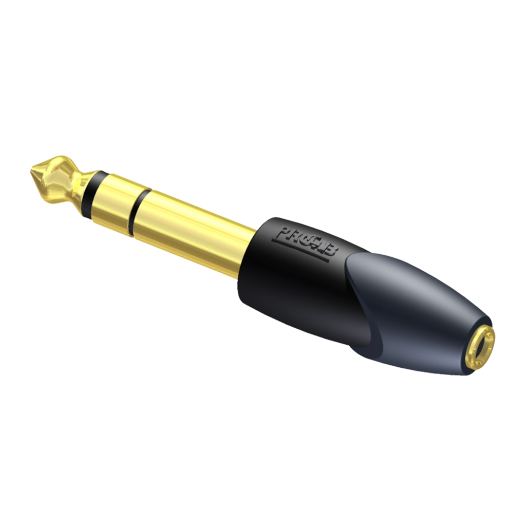 PROCAB-avit - CLP206 - Adapter - 3.5 mm Jack female stereo - 6.3 mm Jack male stereo