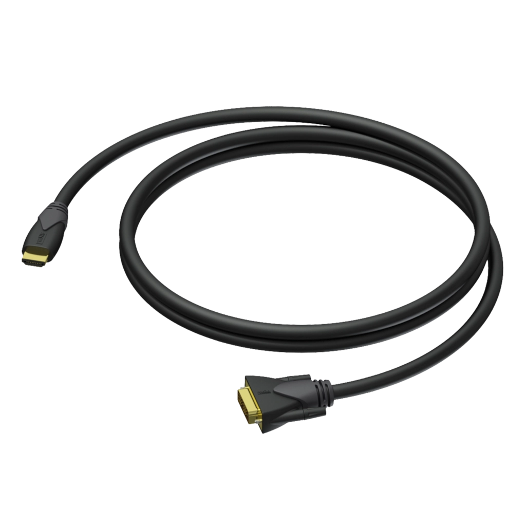 PROCAB-avit - CLV160/3 - DVI D male - HDMI A male - 3 meter - 24 awg