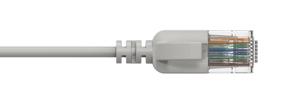 PROCAB-avit - CSD560GY/0.15 - Slimline networking cable - CAT6A RJ45 - RJ45 U/UTP - Grey version - 0.15 meter