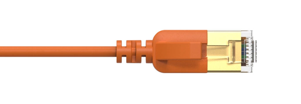 PROCAB-avit - CSD570OR/0.5 - Slimline networking cable - CAT7 RJ45 - RJ45 U/FTP - Orange version - 0.5 meter