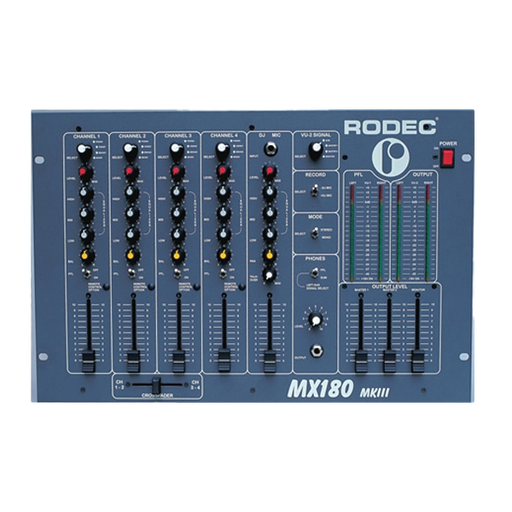 Mengpaneel Rodec MX-180