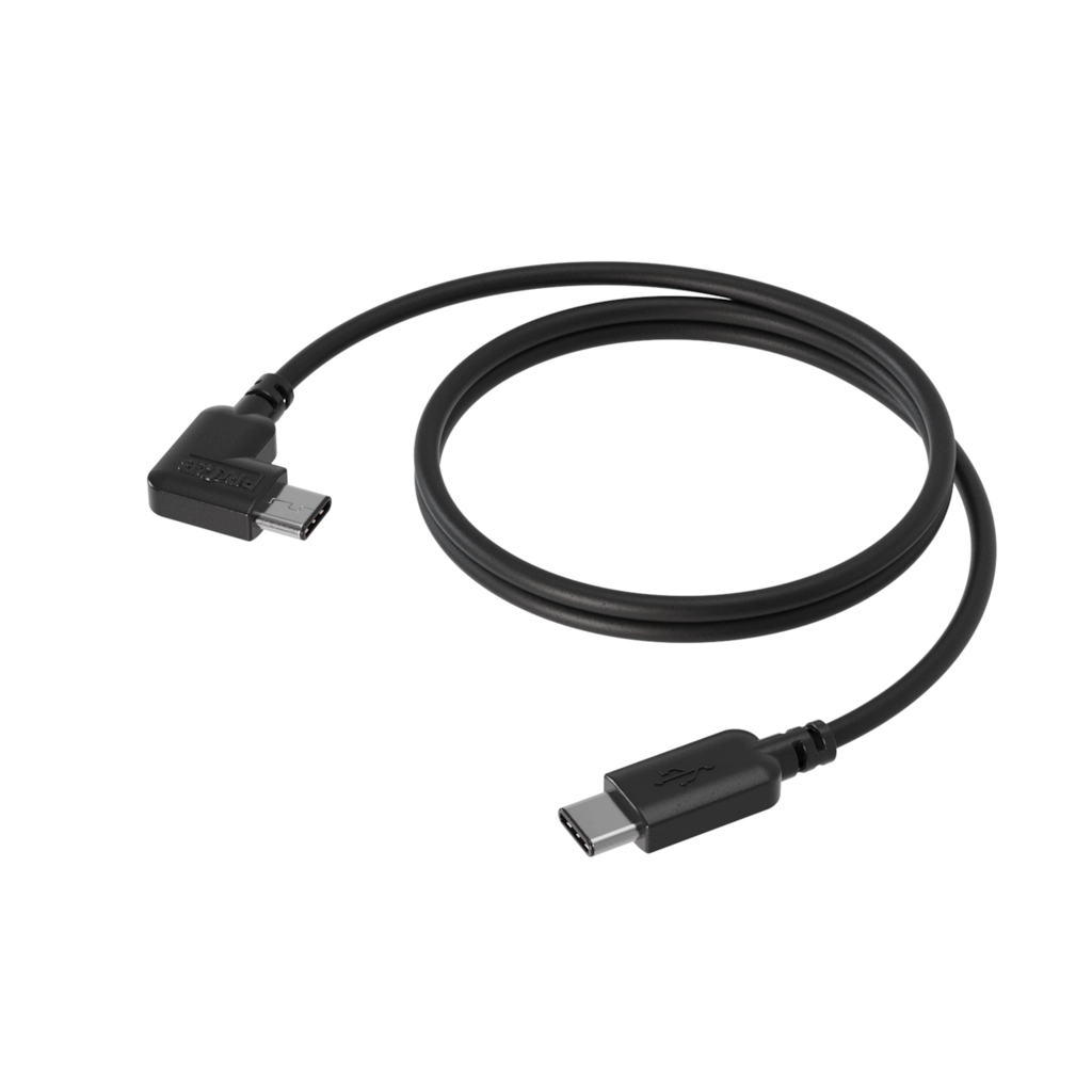 PROCAB-avit - CSD622B/1.5 - USB Type-C - Angled USB Type-C - USB 3.2 GEN 2 - Black version - 1.5 meter