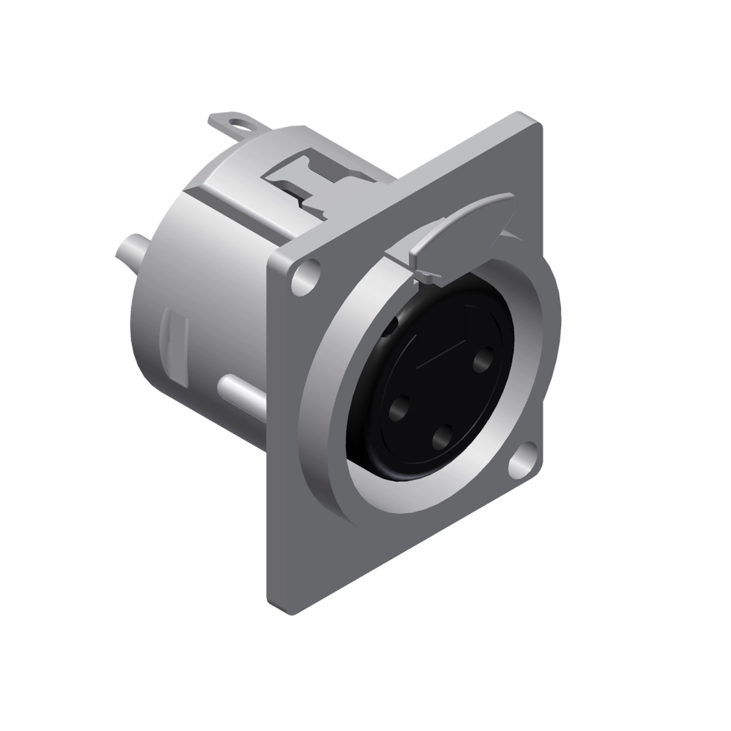 PROCAB-avit - VC3FDL - Panel connector - 3-pin xlr female - Connector