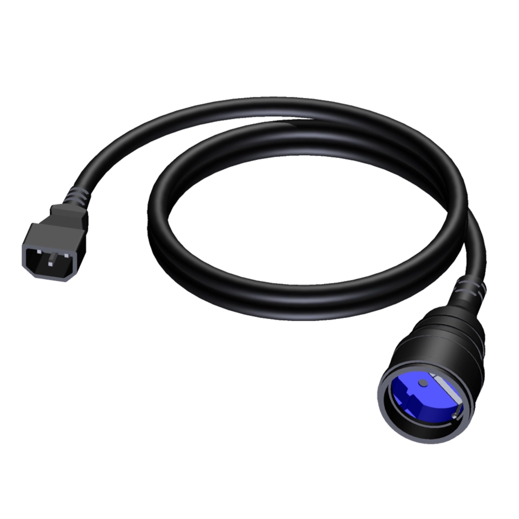 PROCAB-rental - CAB446/1.5-G - Power cable - euro power male - schuko power female - German - 3 x 1.5 mm² - 1,5 meter