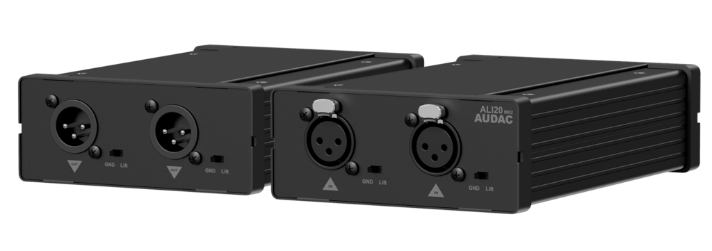 AUDAC - ALI20MK2 - Audio line isolator - Shielded