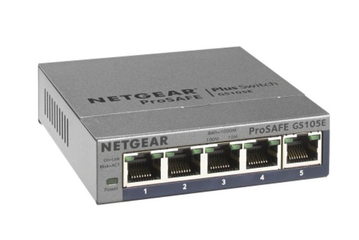 NETGEAR - NG-GS105E-200PES - 5-Port Gigabit Plus Switch