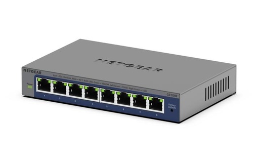 NETGEAR - NG-GS108E-400EUS - 8-Port Gigabit Plus Switch