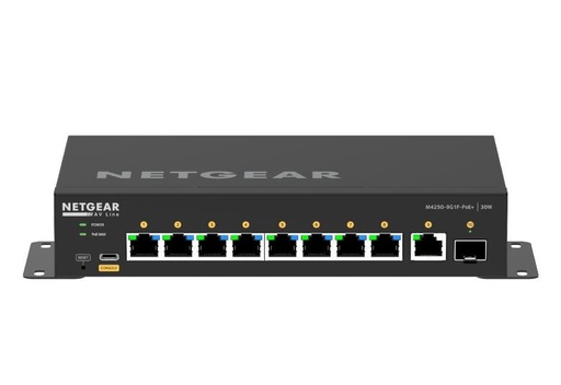 NETGEAR - NG-GSM4210PD-100EUS - NETGEAR AV Line M4250-9G1F-PoE+