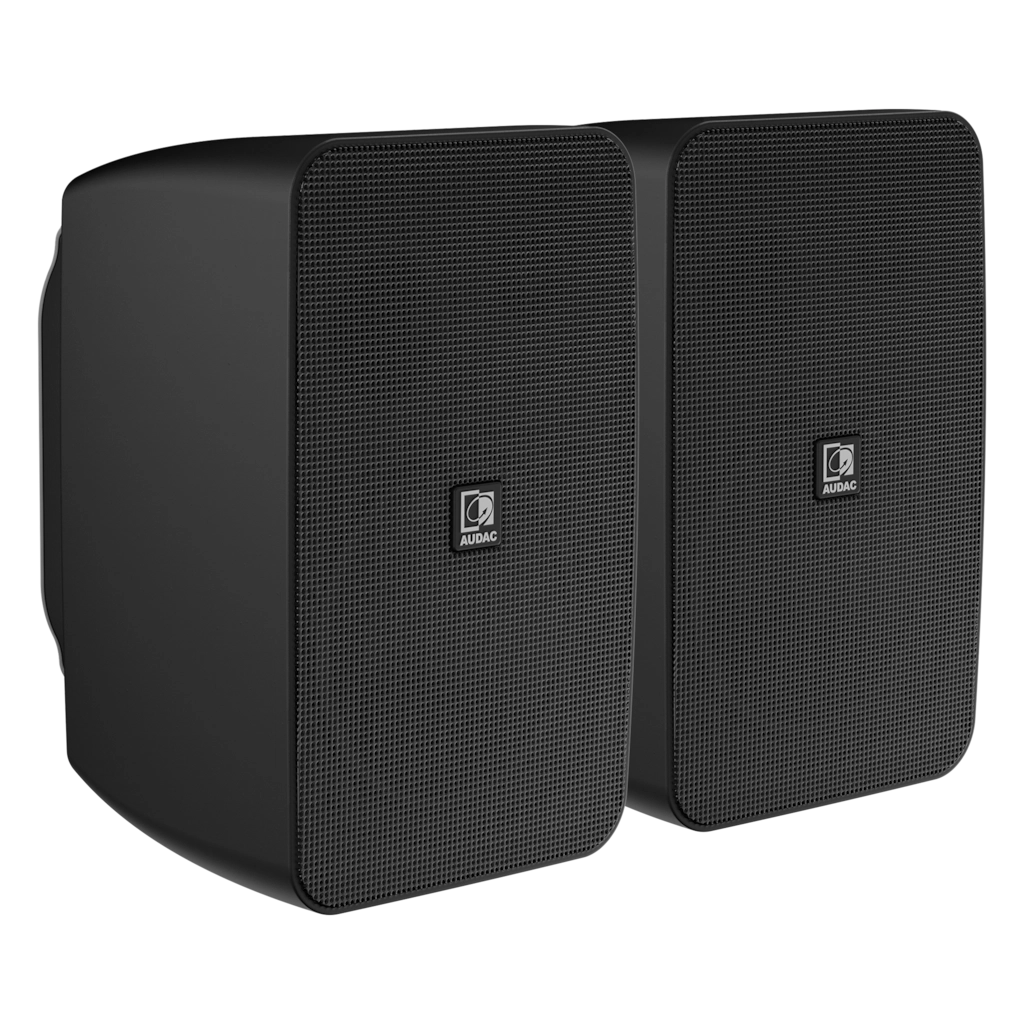 AUDAC - ARES5A/B - 2-Way Stereo active speaker system - 2 x 40W - Black version