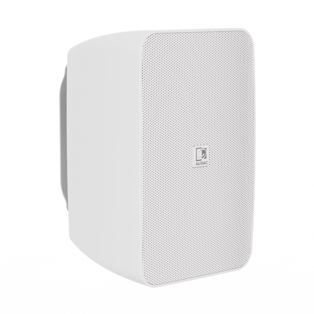 AUDAC - ARES5A/W - 2-Way Stereo active speaker system - 2 x 40W - White version