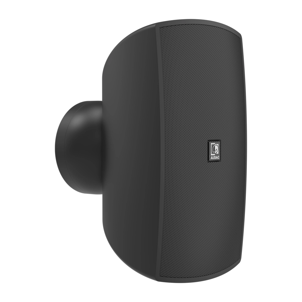 AUDAC - ATEO6M/B - In & outdoor surface mount loudspeaker with CleverMount+™ - Black version - 8Ω and 100V