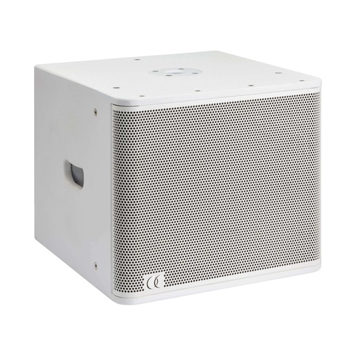 AUDIOPHONY - Sline112SubW - Passive installation subwoofer - 1x12" - 350W RMS at 8 Ohms – Wood finish, white color