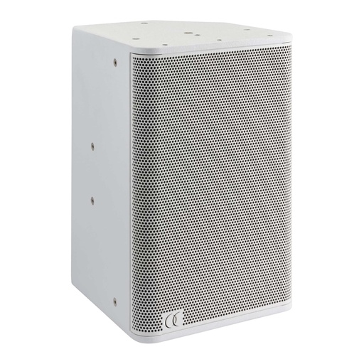 AUDIOPHONY - Sline110W - Passive loudspeaker for fixed installation - 10″+1″ - 250W RMS at 8Ω - Wood finish, white color