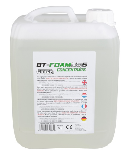 BRITEQ - BT-FOAMLIQ5 (concentrate) - Foam liquid (concentrate) 