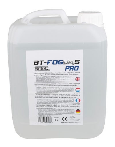 BRITEQ - BT-FOGLIQ5 PRO - Professional smoke liquid – long lasting