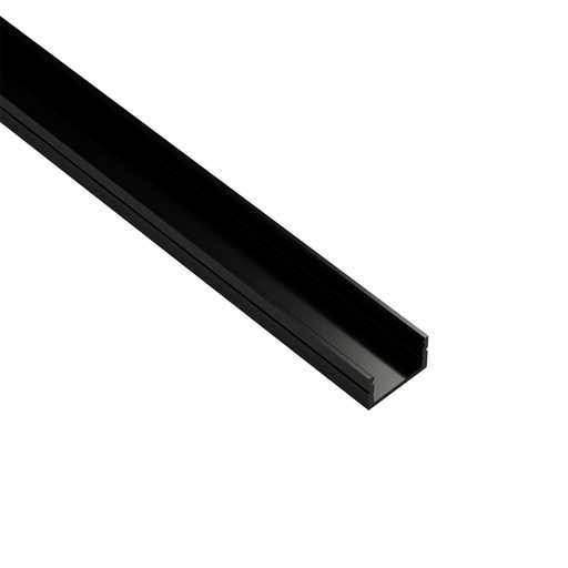 CONTEST - TAPEprofil-E-Black - Black aluminium recessed profile 11x20mm - Length 2m