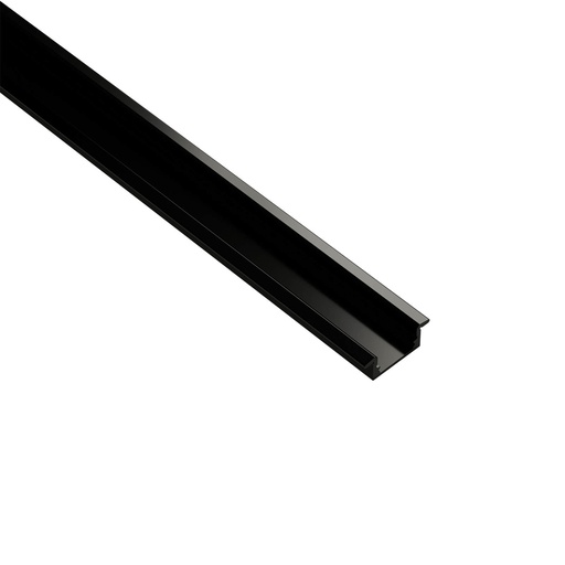 CONTEST - TAPEprofil-A-Black - Black aluminium recessed profile 8.5x23mm - Length 2m