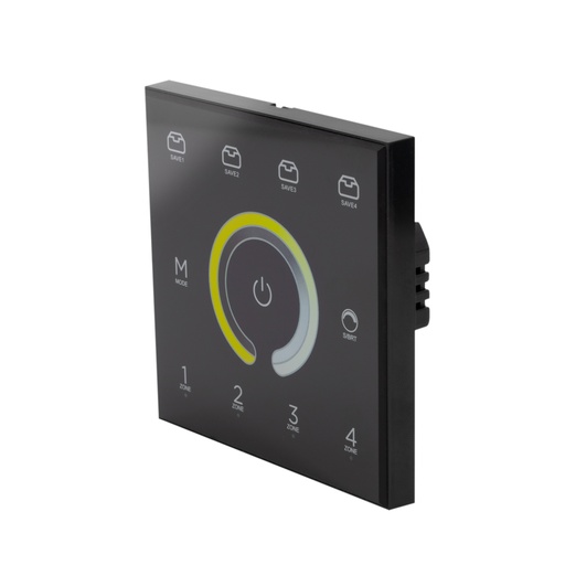 CONTEST - PILOTctl-4x2 B - DMX wall controller 2.4 GHz – 4 zones – White/CCT