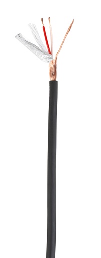 HILEC - DMXCAB-FLEX-100M - Professional DMX/AES cable for mobile use - 2x 0.34mm² -  black - 100m