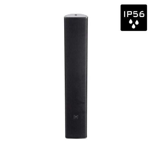 AUDIOPHONY PA - EXTLine134B - Outdoor column speaker 4x4″ + 1″ – 130W RMS – 100V/ 8 Ohms - IP56 - Black