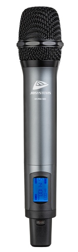 JB SYSTEMS - HF-PRO MIC - Wireless hand microphone for use with the HF-PRO QUAD RECEIVER and HF-PRO TWIN DIVERSITY