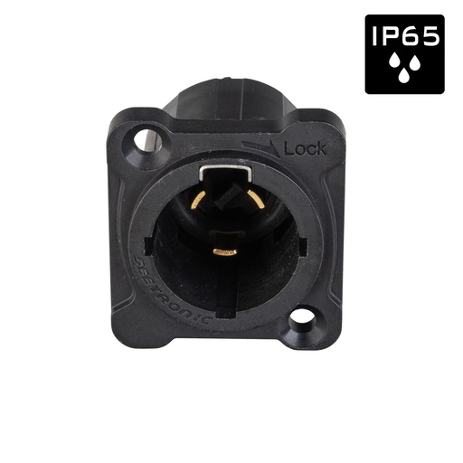 SEETRONIC - SAC3MPX-LY-01 - Seetronic IP65 locking male D-size power connector