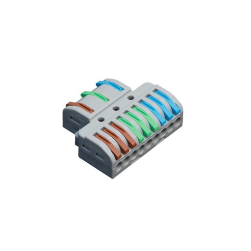HILEC - FastCon-1333POW - 10 quick connectors Power 1x3 IN to 3x3 OUT