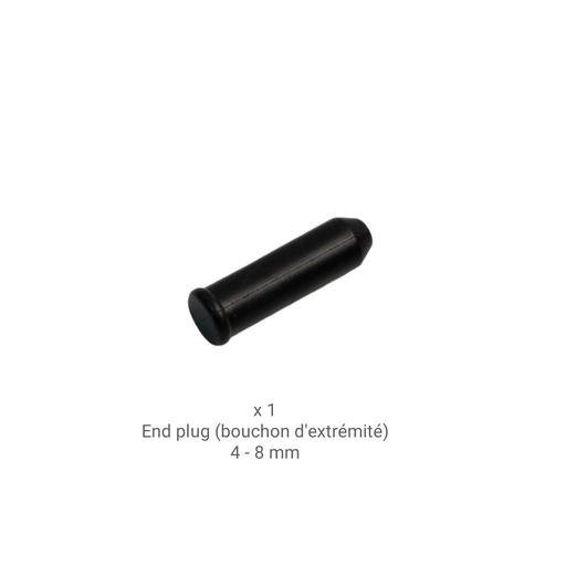 HILEC - IpEnd-48 - 10x End plug -  for 4 to 8mm cable