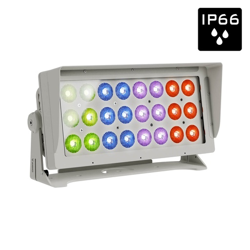 CONTEST - VPANEL-200RGBL - Color architectural projector IP66 - 24 RGBL LED - 200W - 30°