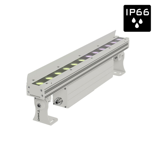 CONTEST - VBAR-50RGBL - Architectural spotlight IP66 12x LEDs RGBL 50W 12° - 2 zones