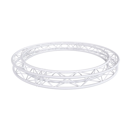 CONTESTAGE - CQUA29-300 W - ALU TRUSS Quatro 290 Circle – White – Diameter: 3m – 4 parts