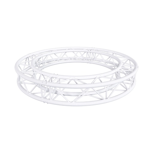 CONTESTAGE - CQUA29-200 W - ALU TRUSS Quatro 290 Circle – White – Diameter: 2m – 4 parts